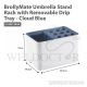 HOUZE BROLLYMATE UMBRELLA STAND RACK WITH REMOVABLE DRIP TRAY LS-9831