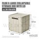 HOUZE FILDO X-LARGE STORAGE BOX WITH LID SB-1706-LATTE