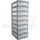 TOYOGO 8 TIER MARINE DOC DRAWER W/WHL (801-8)