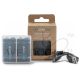 PALEBLUE USB-C RECHARGEABLE 9V LITHIUM BATTERY 500MAH PB-9V 2PC/SET