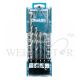 MAKITA TCT DRILL BIT 5PCS SET (4, 5, 6, 8, 10) E-11536