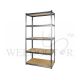 TACTIX STEEL 5 SHELF UNIT - 2 IN 1 (SHELF RACK OR WORKBENCH) TX-329016