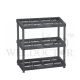 DURAMAX HEAVY DUTY MULTIPURPOSE 3 SHELF RACK (BLACK) SH001BK