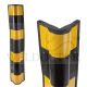 SAFETY HALF ROUND CORNER PROTECTING GUARD 800*125*125*20MM YELLOW/BLACK