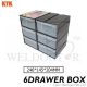 KTK M6D DRAWER PART CABINET 246*145*204MM