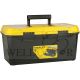 STANLEY 19" ORGANIZED TOOL BOX WITH CLEAR LID 1-71-950