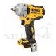 DEWALT 20V LI-ION 1/2" DR BRUSHLESS HOG RING IMPACT WRENCH, DCF891N-B1 (BARE UNIT)