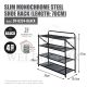 HOUZE SLIM MONOCHROME 4-TIER STEEL SHOE RACK (LENGTH: 70CM) DY-8324