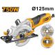 INGCO 125MM MULTI FUNCTION SAW 750W 400RPM MFS1251