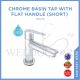 SELLEYS S6056 CHROME BASIN TAP(SHORT)-FLAT