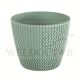 PROSPERPLAST SPLOFY ROUND BASKET WAVE POT 130X108MM