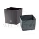 PROSPERPLAST RATO SQUARE LOW BASKET WEAVE FLOWER POT 320 X 325MM
