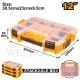 INGCO 12" PLASTIC STACKABLE ORGANISER 305X230X65MM PBX1211