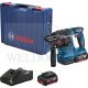 BOSCH 18V 2X4.0AH LI-ROTARY HAMMER GBH185-LI