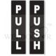 DOOR SIGN STICKER 40MM X 150MM