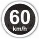 SPEED LIMIT STICKER - 150MM (DIA)