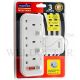 MORRIES T-SHAPE 3 WAY SOCKET ADAPTOR MS33TAWS
