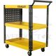 STANLEY 3 LAYERS TOOL TROLLEY WITH SIDE PANEL 672X387X673MM STST74321-8