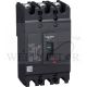 SCHNEIDER EASYPACT EZC100H MCCB BREAKER, 3P 3D, TMD 100A