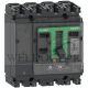 SCHNEIDER COMPACT NSX100F MCCB BREAKER, 36KA AT 415VAC, 4P 3D, TMD 100A