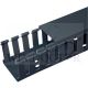 PANDUIT WIDE SLOT WIRING DUCT G1X1BL6, PVC, 1X1X6', BL, 6FT (NO COVER)