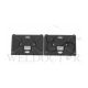 PANDUIT 4-WAY ADHESIVE BACKED CABLE TIE MOUNT ABM2S-AT-D0 100PCS/PKT
