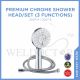 SELLEYS 2007 PREMIUM CHROME SHOWER HEAD 3 FUNC