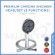 SELLEYS 2006 PREMIUM CHROME SHOWER HEAD 3 FUNC