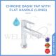 SELLEYS S6057 CHROME BASIN TAP(LONG)-FLAT