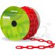 TRAF-SAFE™ UV RESISTANT PLASTIC SHORT LINK CHAIN 6.0MMØ RED(03)