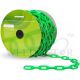 TRAF-SAFE™ UV RESISTANT PLASTIC SHORT LINK CHAIN 6.0MMØ GREEN(06)
