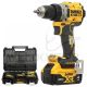 DEWALT 20V 2X4.0AH LI-ION 13MM BRUSHLESS DRILL DRIVER DCD800M2T-B1