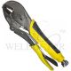 STANLEY STRAIGHT JAW LOCKING PLIERS BIMATERIAL