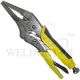 STANLEY LONG NOSE LOCKING PLIERS BIMATERIAL