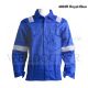 HSK DOUBLE SLEEVE ZIP JACKET WITH REFLECTIVE ROYAL BLUE 4803R