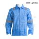 HSK DOUBLE SLEEVE ZIP JACKET WITH REFLECTIVE LIGHT BLUE 4806R