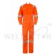 WORKXWEAR FIRE AMOUR COVERALL WITH REFLECTIVE ORANGE