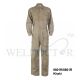 HSK HD COTTON COVERALL WITH REFLECTIVE KHAKI 8801R