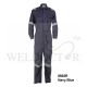 HSK HD COTTON COVERALL WITH REFLECTIVE NAVY BLUE 8802R