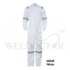 HSK HD COTTON COVERALL WITH REFLECTIVE WHITE 8804R