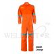 HSK HD COTTON COVERALL WITH REFLECTIVE ORANGE 8808R