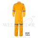 HSK HD COTTON COVERALL WITH REFLECTIVE YELLOW 8810R