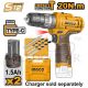 INGCO 12V 2X1.5AH LI-ION IMPACT DRILL (NO USB CHARGER) CIDLI12202