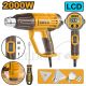 INGCO 3 STAGES HEAT GUN 2000W LCD DISPLAY HG200058