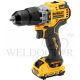 DEWALT 12V BL COMPACT HAMMER DRILL KIT SET DCD706D2A-B1