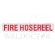 HERCULES SELF ADHESIVE HOSE REEL SIGNAGE(PLASTIC) 430MM X 70MM