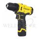 STANLEY 12V DRILL DRIVER 2X2.0AH + CHARGER + KIT BOX SCD10D2K-B1