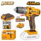 INGCO 20V LI-ION DRILL 45NM 1X20V 2.0AH, CHARGER CDLI200518