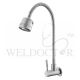 SHOWY WAND LEVER Q/T SUS 304 S/S WALL SINK TAP C/W F/SPOUT 3497