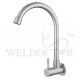 SHOWY "WAND" LEVER Q/T SUS 304 S/S "U" WALL SINK TAP 3504